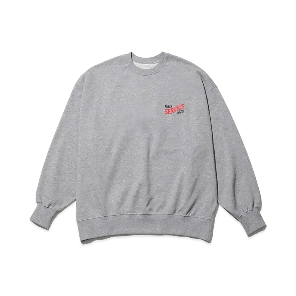 FreshService Corporate Printed Crew Neck Sweat All Day All Night "H.Gray"
