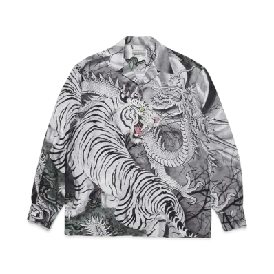 WACKO MARIA TIM LEHI / Hawaiian Shirt #1 "Mono"