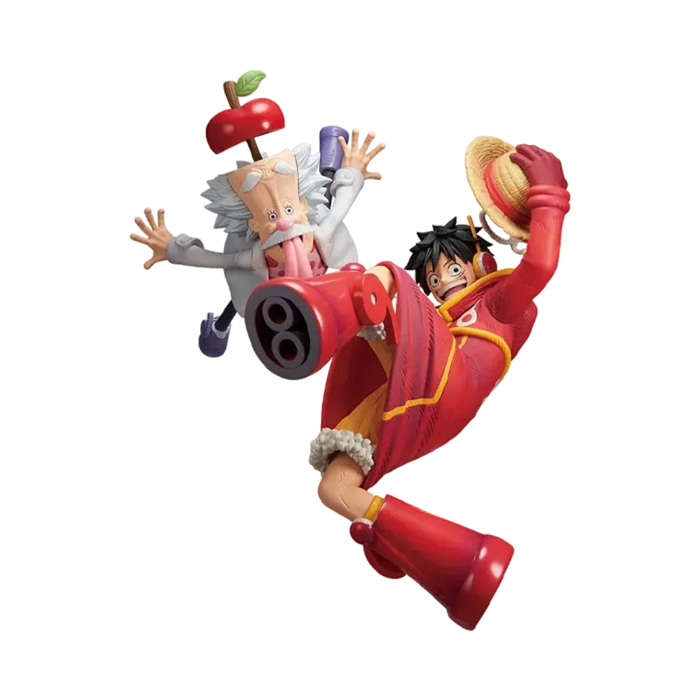 BANDAI "Ichiban Kuji" -One Piece Future Island Egghead- Last One Prize Dr. Vegapunk & Monkey D. Luffy MASTERLISE EXPIECE