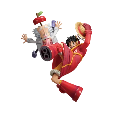 BANDAI "Ichiban Kuji" -One Piece Future Island Egghead- Last One Prize Dr. Vegapunk & Monkey D. Luffy MASTERLISE EXPIECE