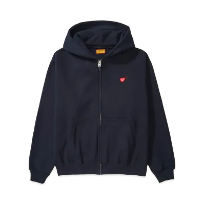 HUMAN MADE Classic Zip-Up Sweat Hoodie "Navy"