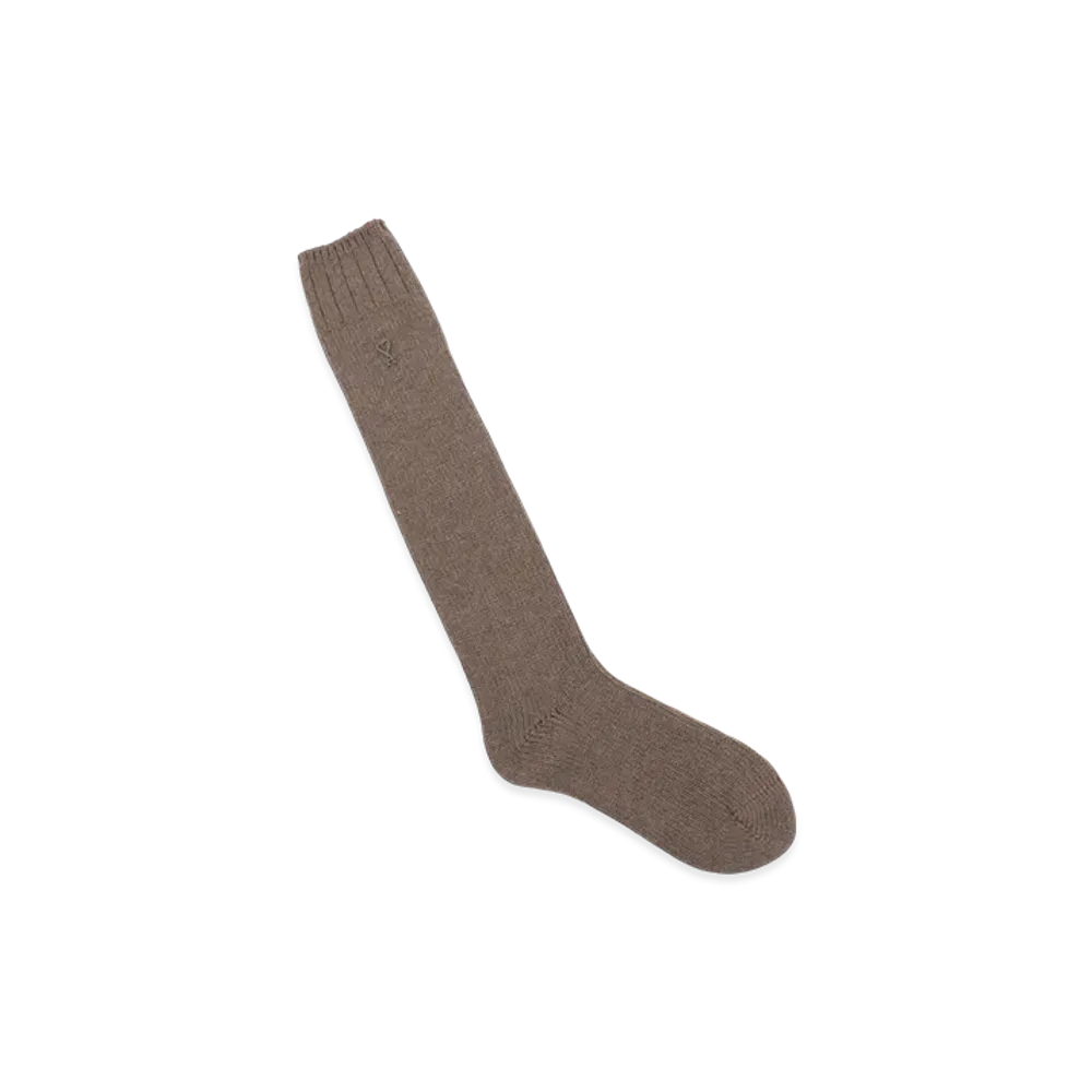 AMI PARIS ADC Knee High Socks "Taupe"
