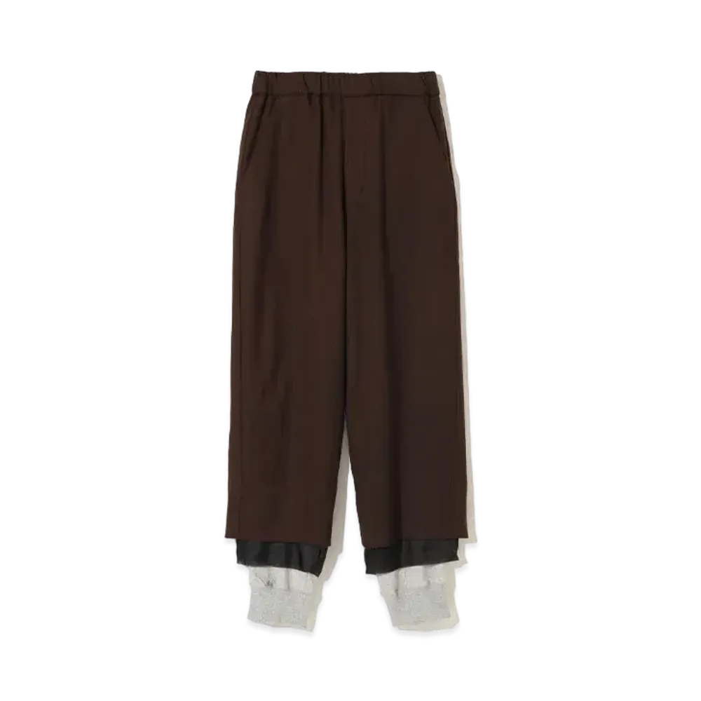 UNDERCOVER Wool Easy Pants "Brown"