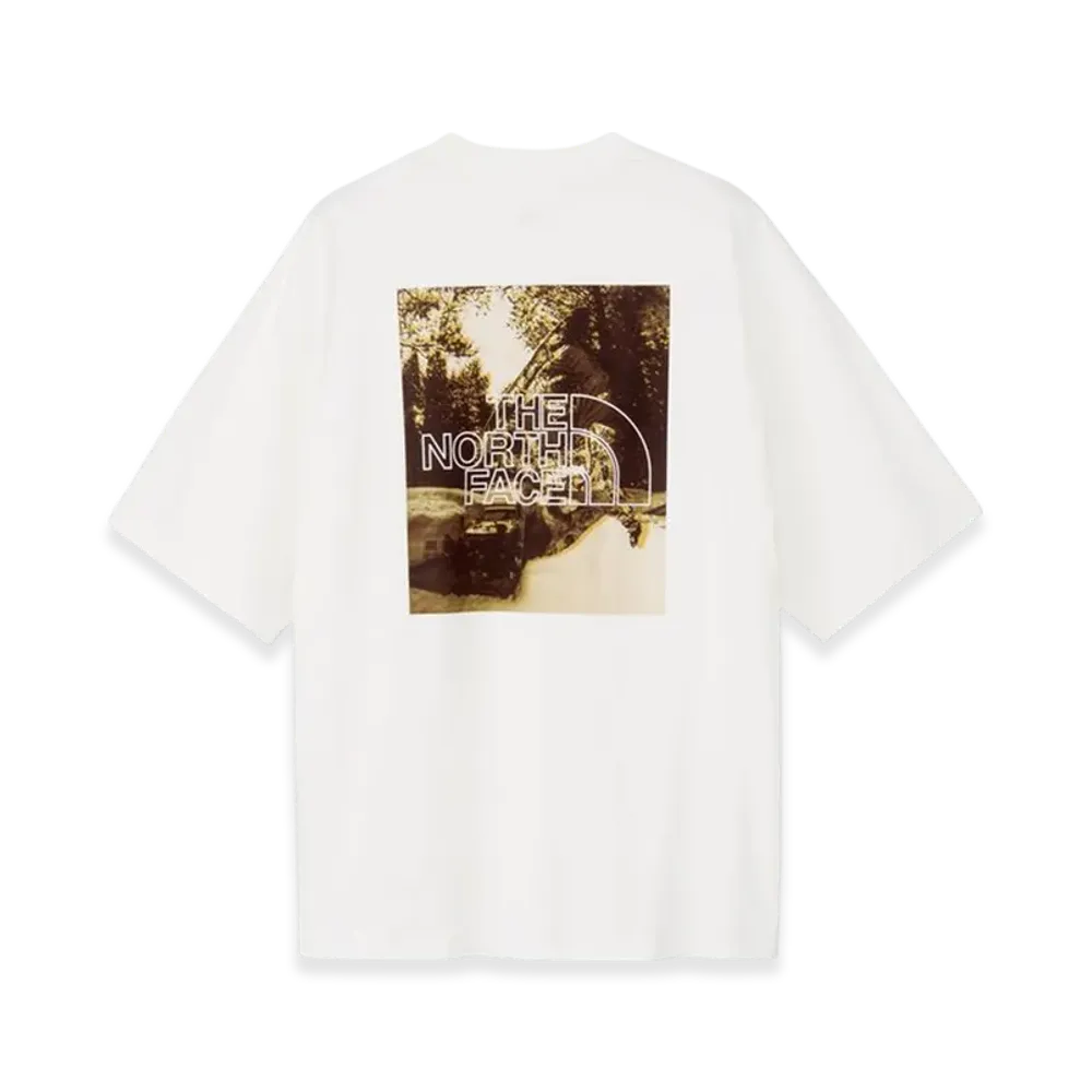 The North Face Short Sleeve Freeride Square Logo Tee "Off White"
