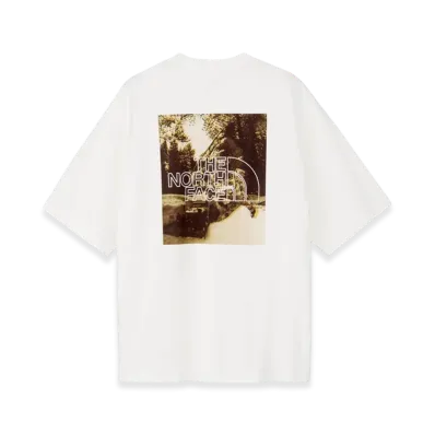 The North Face Short Sleeve Freeride Square Logo Tee "Off White"