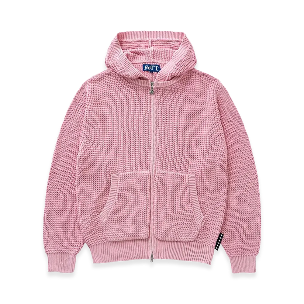 BoTT Knit Zip Hoodie "Pink"