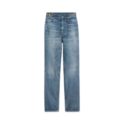 CELINE Margaret Jeans In Union Wash Denim "Union Wash"