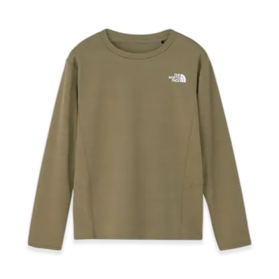 The North Face L/S FlashDry 3D Crew Kids "Taupe"