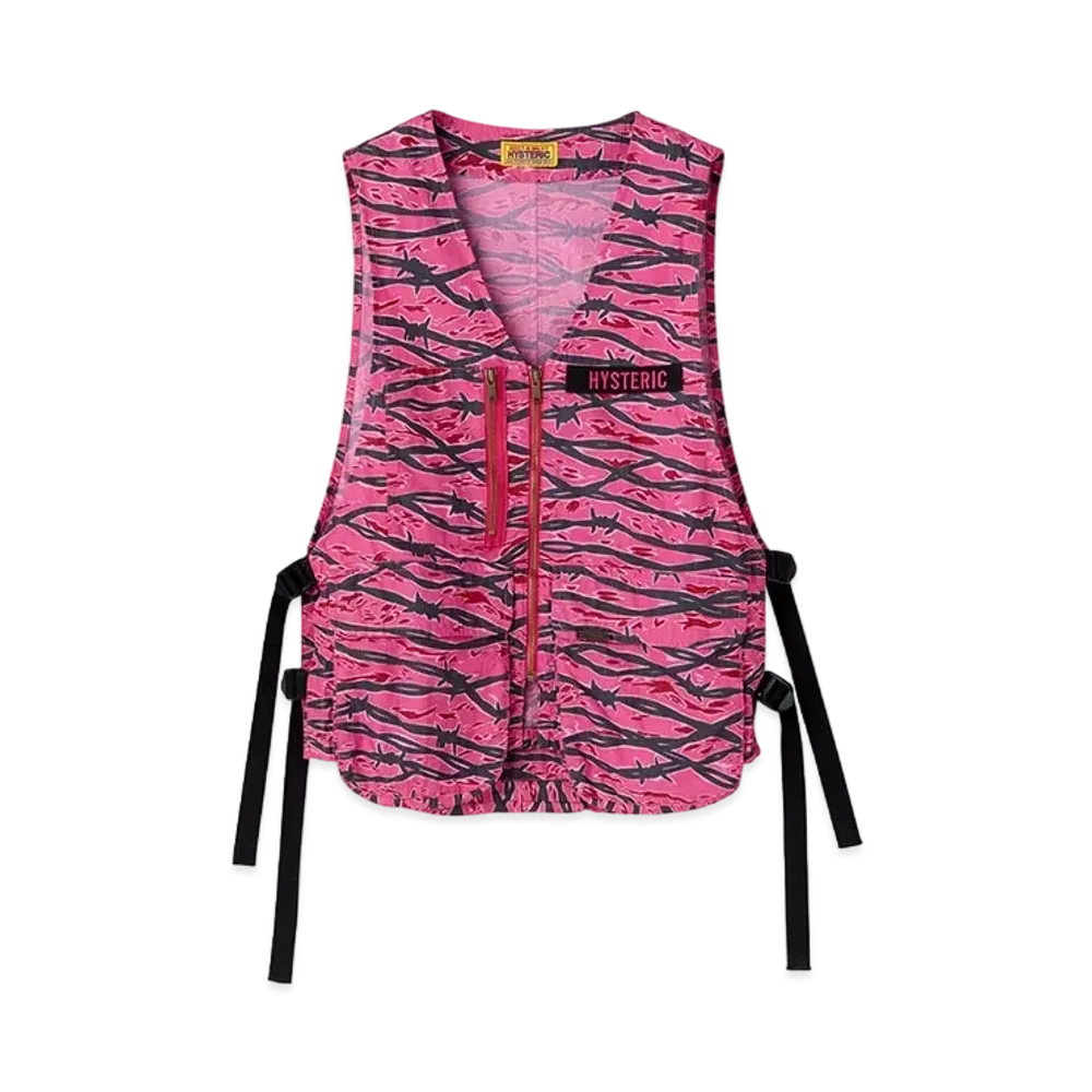 HYSTERIC GLAMOUR Technical Vest "Pink"