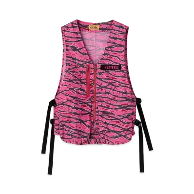 HYSTERIC GLAMOUR Technical Vest "Pink"