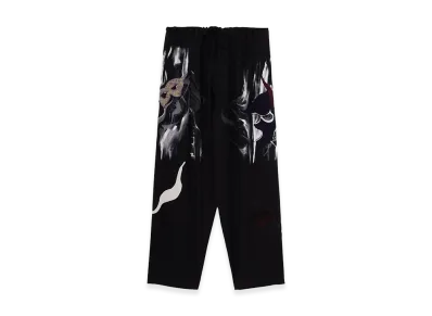 Ground Y x Taro Okamoto Mixed-Media Composition Pants”Black Face” "Black"