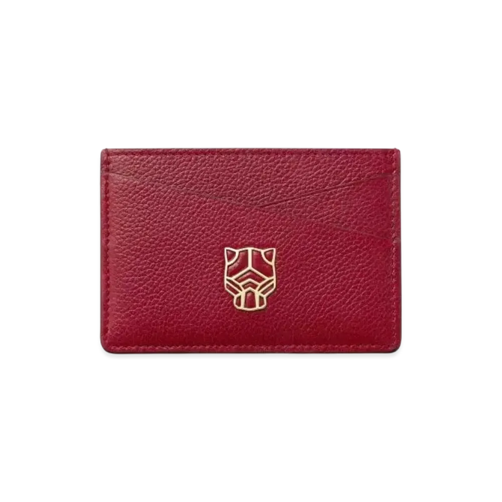 Cartier Panthere de Cartier Small Leather Goods, Card Holder "Bordeaux"