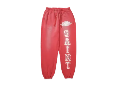 Saint Mxxxxxx Sweat Pants Baby Michael "Red"