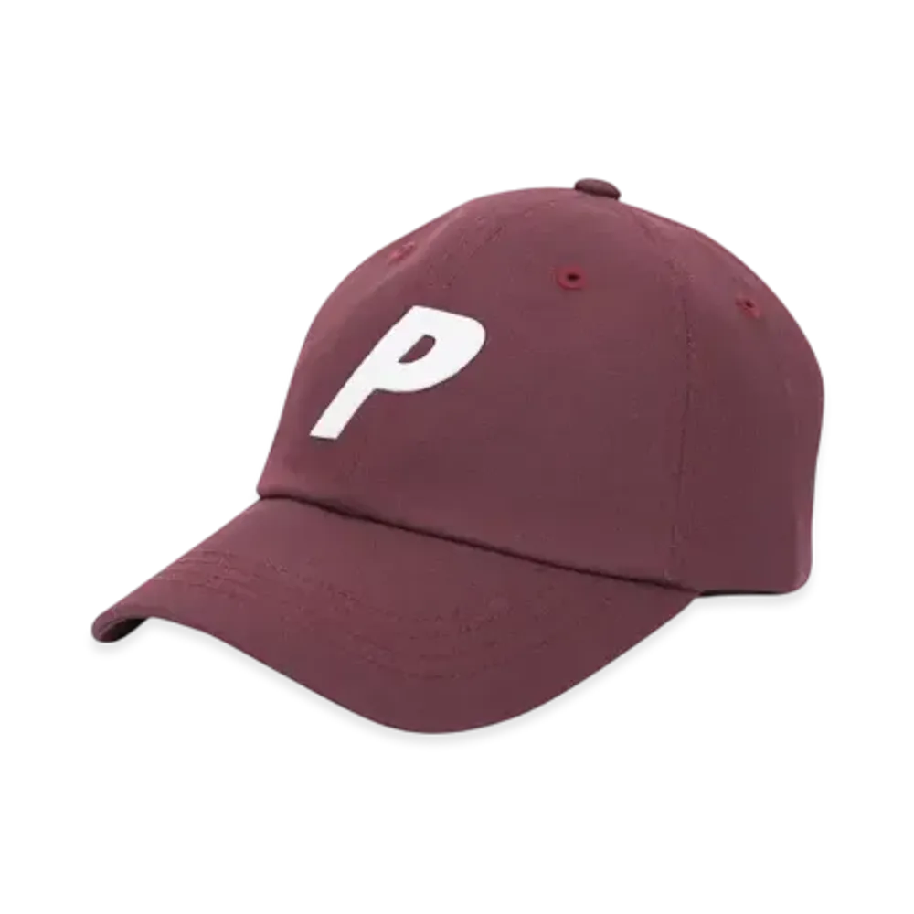 PALACE P 6-Panel Millerain "Burgundy"