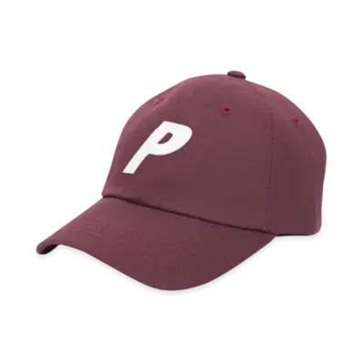 PALACE P 6-Panel Millerain "Burgundy"