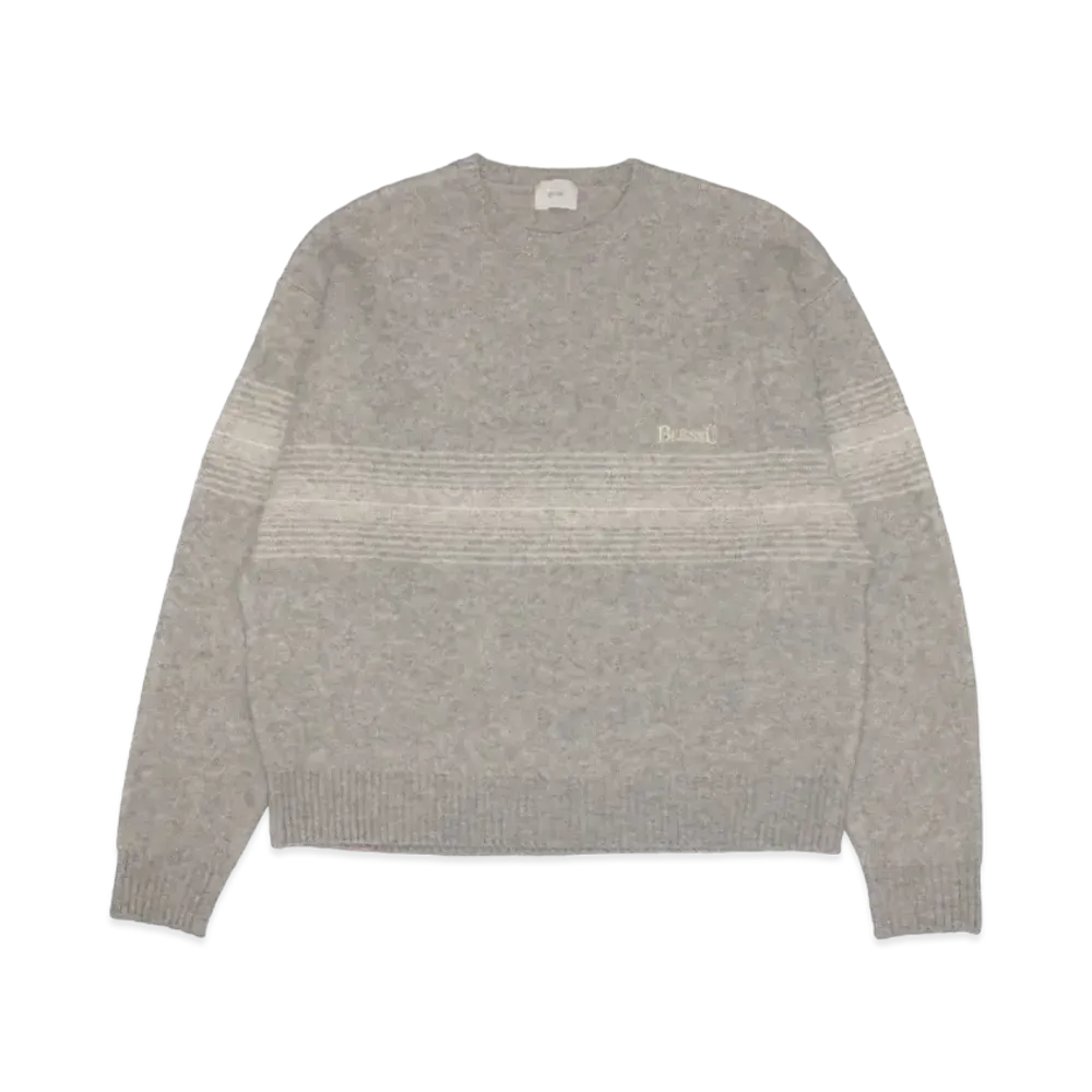 BLESS U Gradation Border Knit "Gray"
