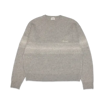BLESS U Gradation Border Knit "Gray"
