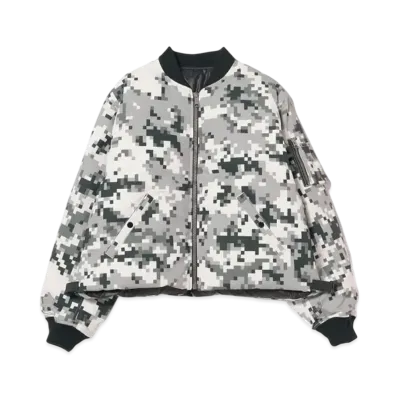 BEAMS Reversible Down Flight Jacket "Black"