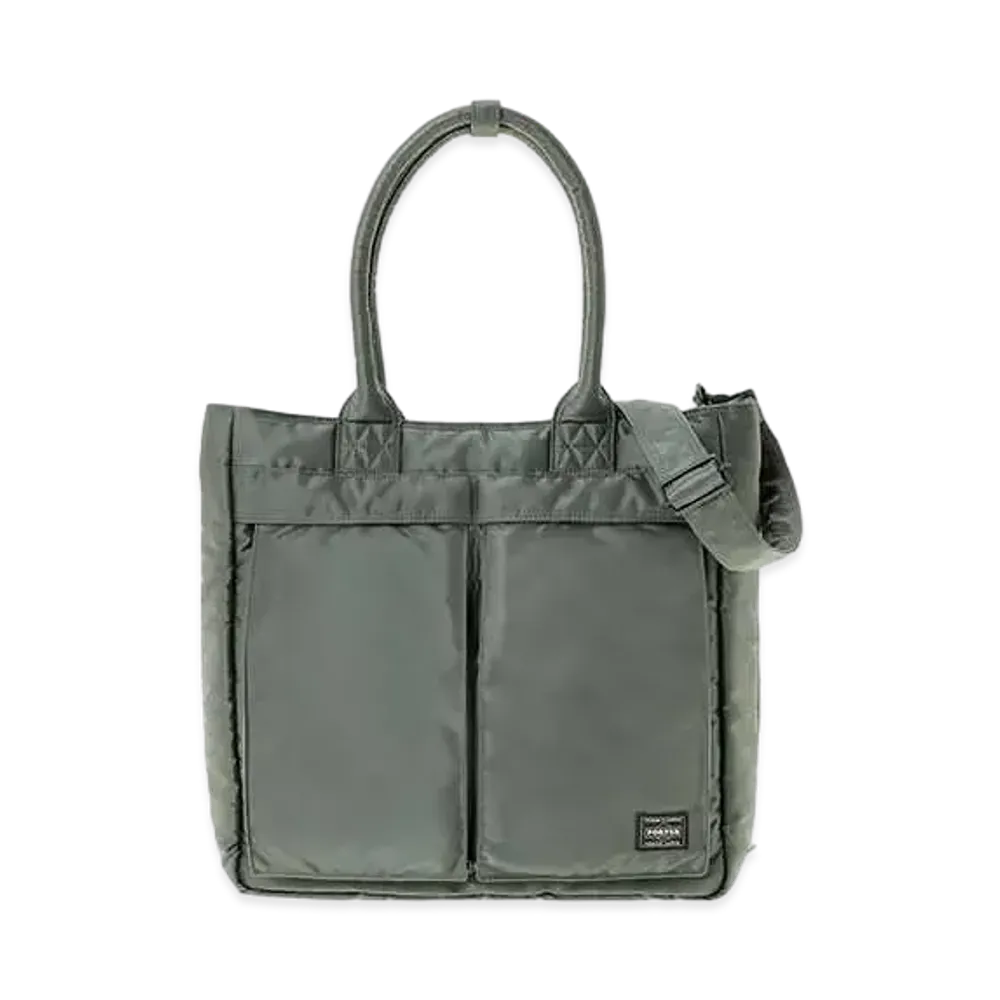 PORTER / TANKER Carrying Tote Bag "Sage Green"