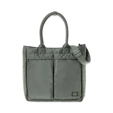 PORTER / TANKER Carrying Tote Bag "Sage Green"
