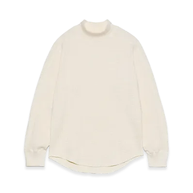 nanamica Mock Neck Thermal Sweat "Natural"