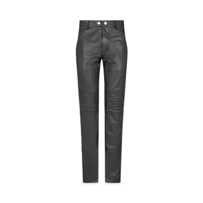 Dsquared2 Rider Leather Pants "Black"