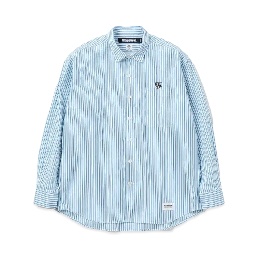 NEIGHBORHOOD TM Stripe Shirt LS "Green"