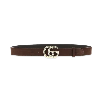 GUCCI Women's 'GG Marmont' Belt "Brown"