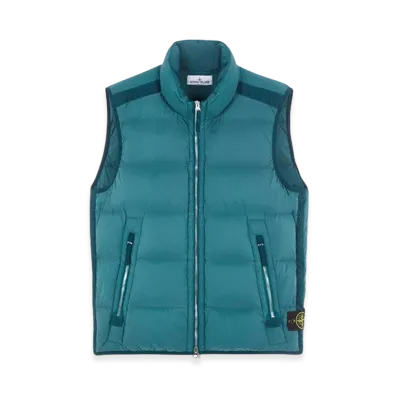 Stone Island G1428 Seamless Tunnel Nylon Down-TC Vest - 23FW "Dark Teal Green"