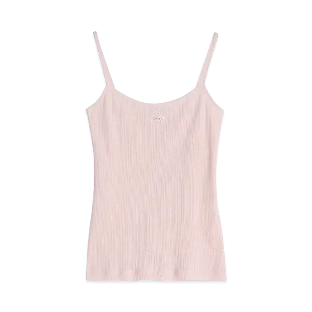 Maison Kitsune Baby Fox Patch Camisole "Rosewater"