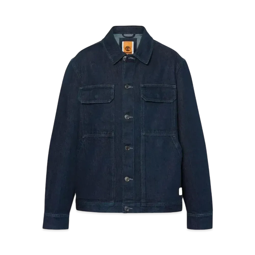 Timberland Men's Denim Tracker Refipura Technology Jacket "Rinse"