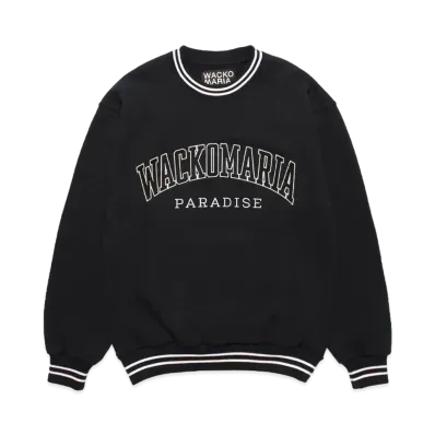 WACKO MARIA Heavy Weight Sweat Shirt "Black"