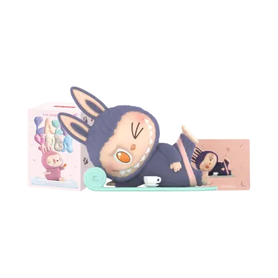 POP MART THE MONSTERS (LABUBU) Lazy Yoga Series Americano