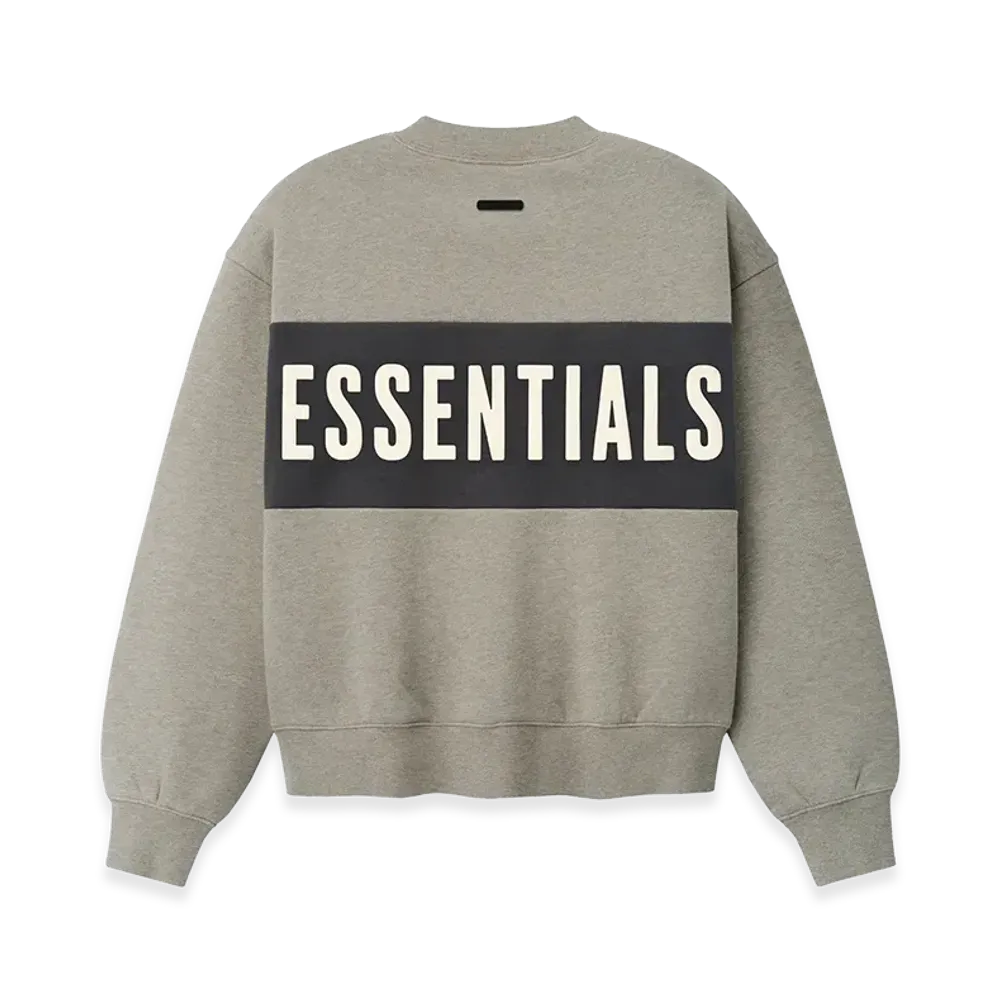 FEAR OF GOD ESSENTIALS Women's Paneled Classic Sweatshirt "Seal Heather"