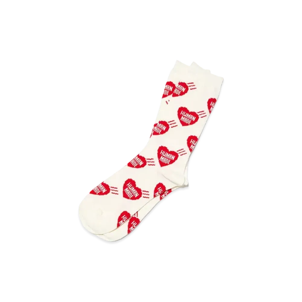 HUMAN MADE Heart Socks "Red"