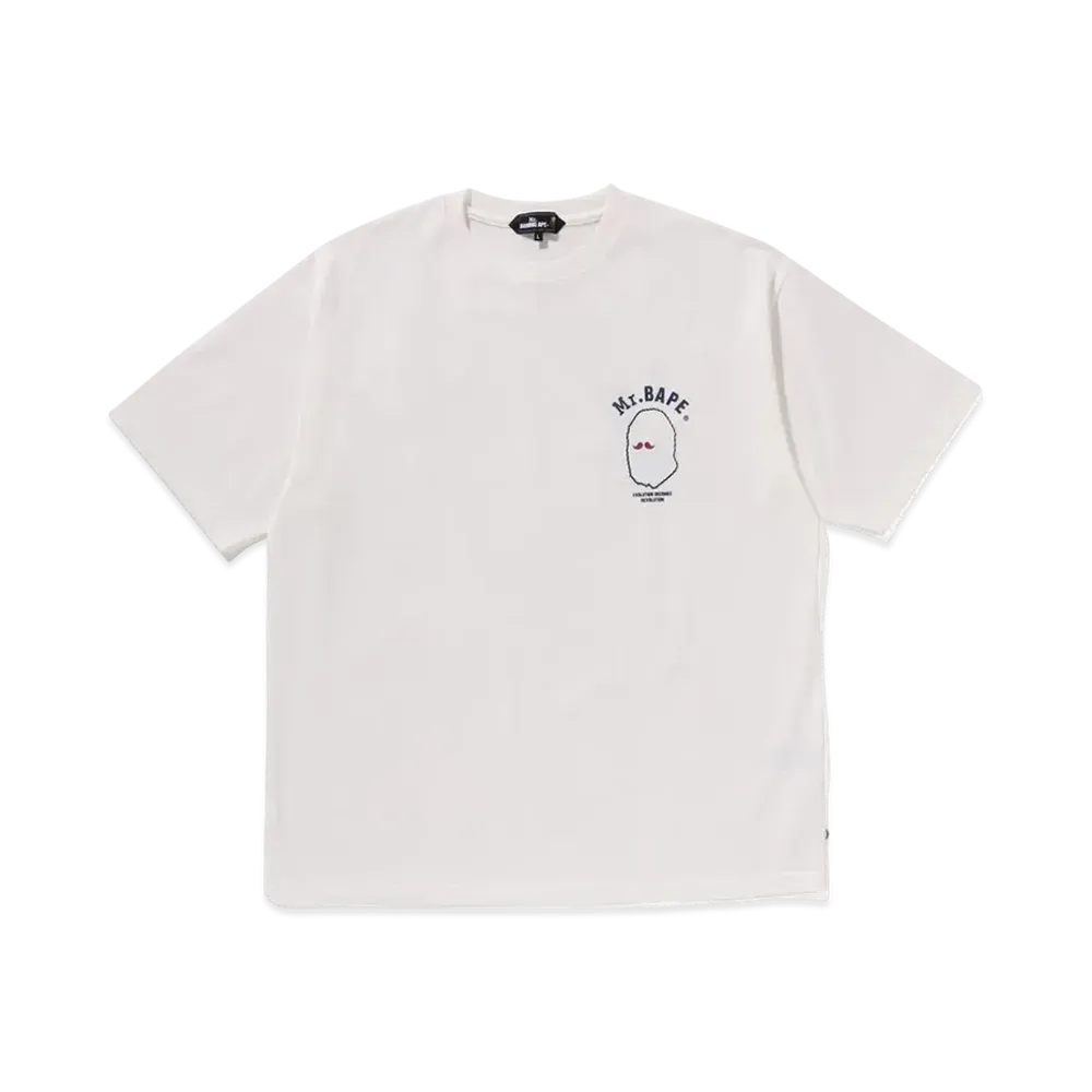 A BATHING APE Print Tee #2 "White"