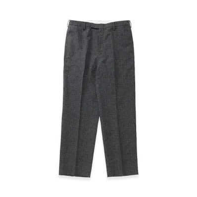 visvim Walker Slacks Santome Check "Navy"