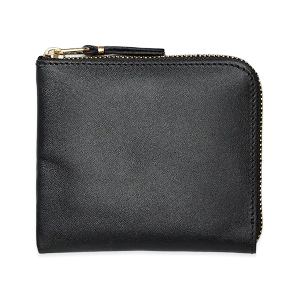 COMME des GARCONS CDG  Coin Case L Shaped Non Zipper "Black"