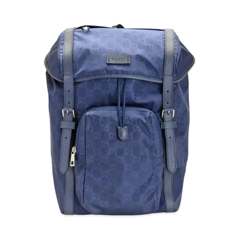 GUCCI Backpack GG Nylon "Navy"