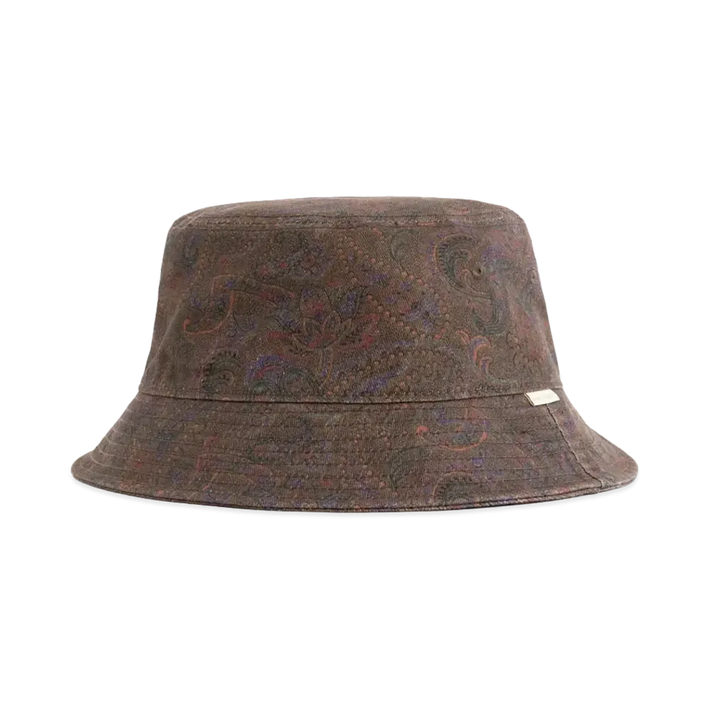 Aime Leon Dore Printed Twill Bucket Hat "Brown"