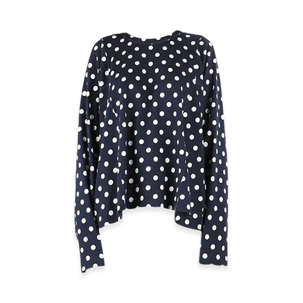 COMME des GARCONS Long Sleeve T-Shirt "Navy"