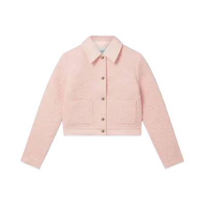 Casablanca Monogram Quilted Jacket "Pink"