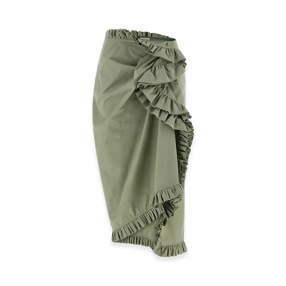 DRIES VAN NOTEN Women's 'Sina' Skirt "Green"