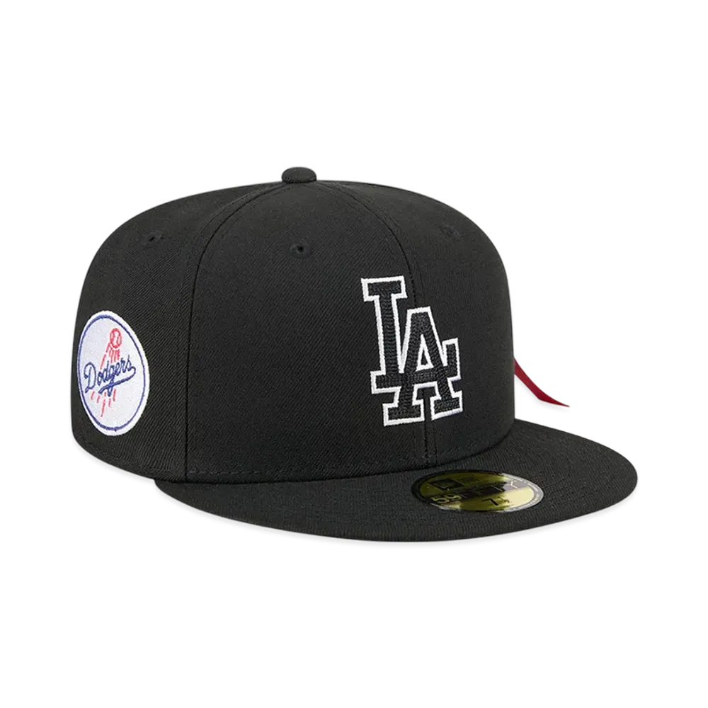 NEW ERA x MLB x Alpha Industries 59FIFTY Los Angeles Dodgers "Black"