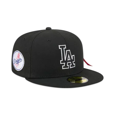 NEW ERA x MLB x Alpha Industries 59FIFTY Los Angeles Dodgers "Black"