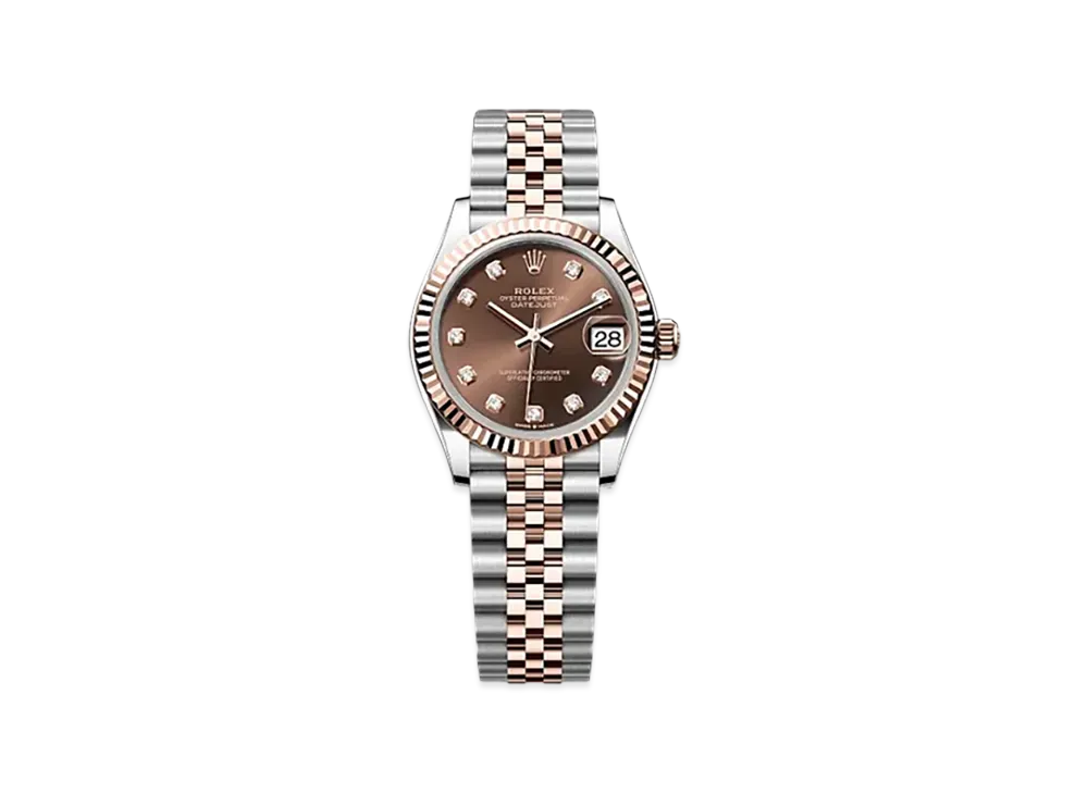 ROLEX Datejust 31mm Oystersteel & Everose Gold 278271 "Chocolate"