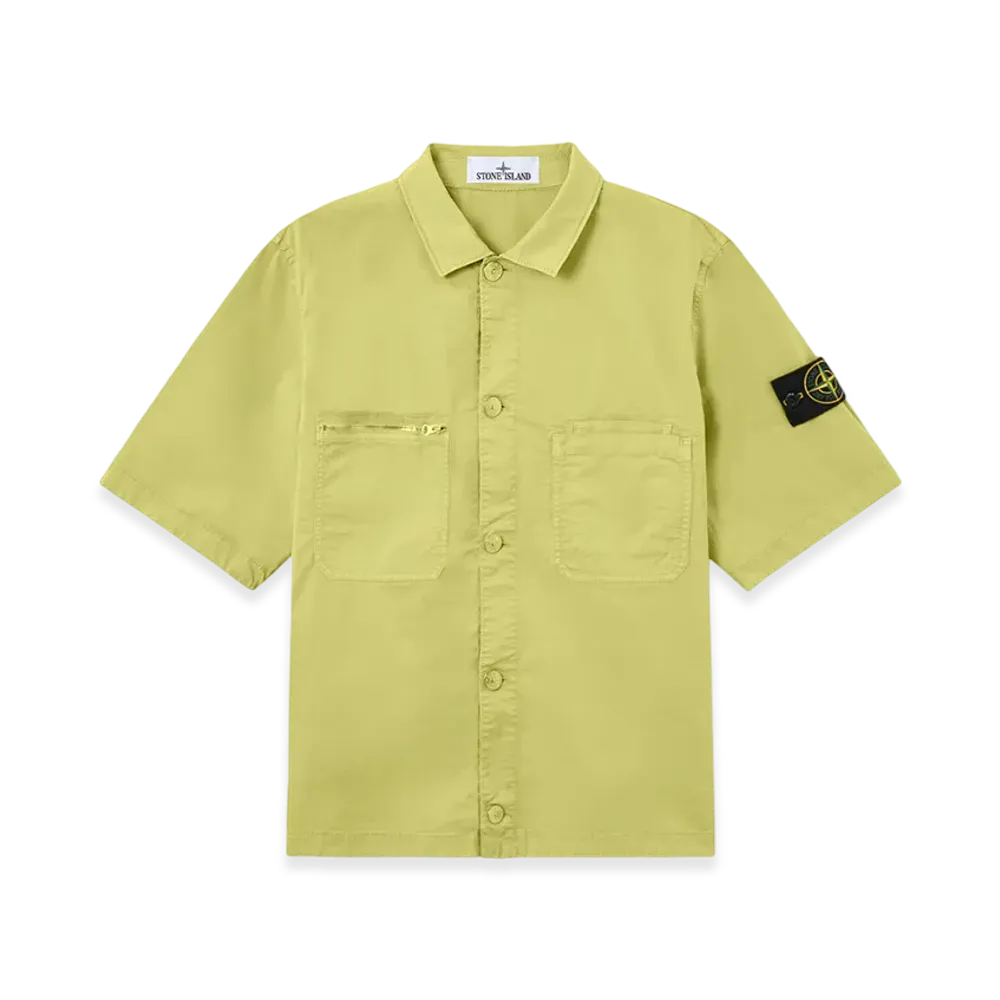 Stone Island 1200033 Supima Cotton Twill Stretch-TC "Fern Green"