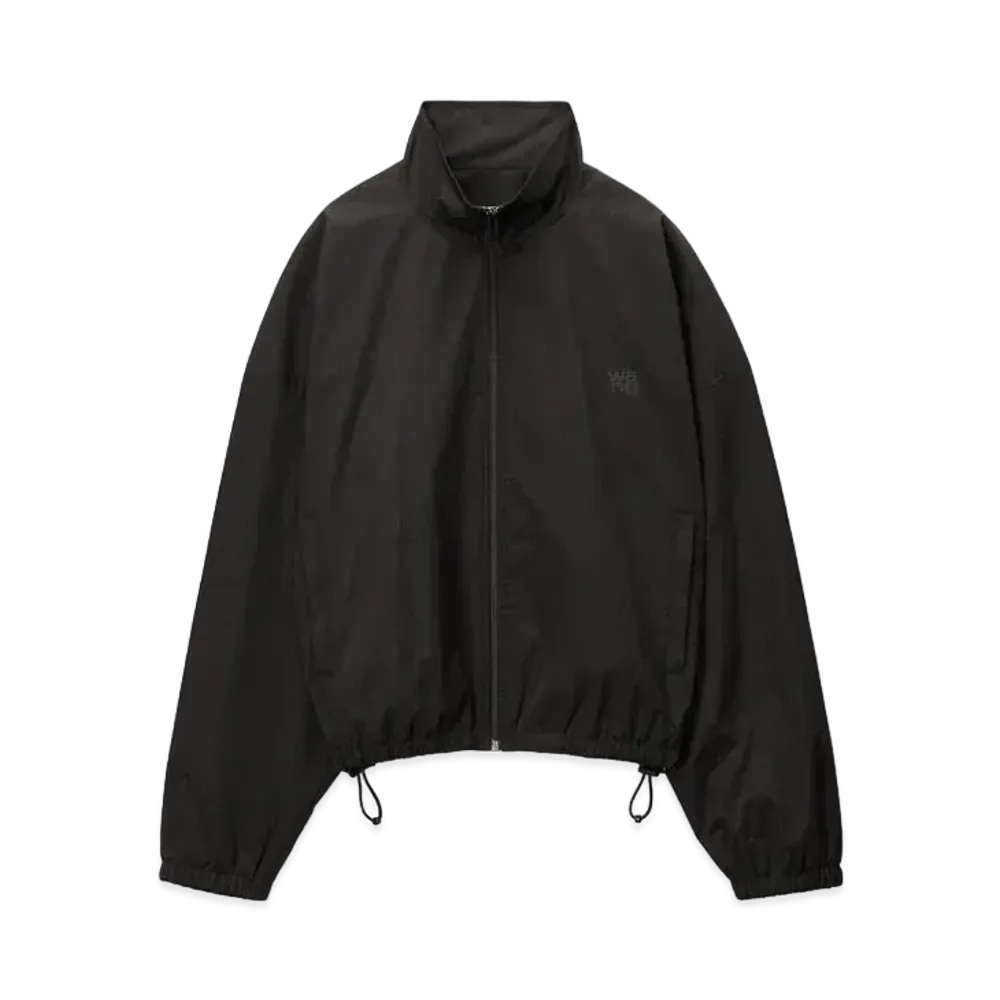 Alexander Wang Nylon Coach Track Jacket "Black"