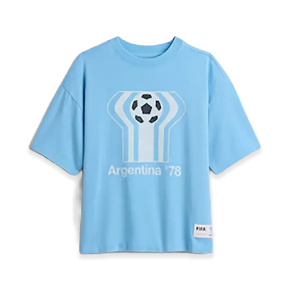 Gap x Ouigi Theodore Kids FIFA World Cup Graphic T-Shirt Argentina "Light Blue"