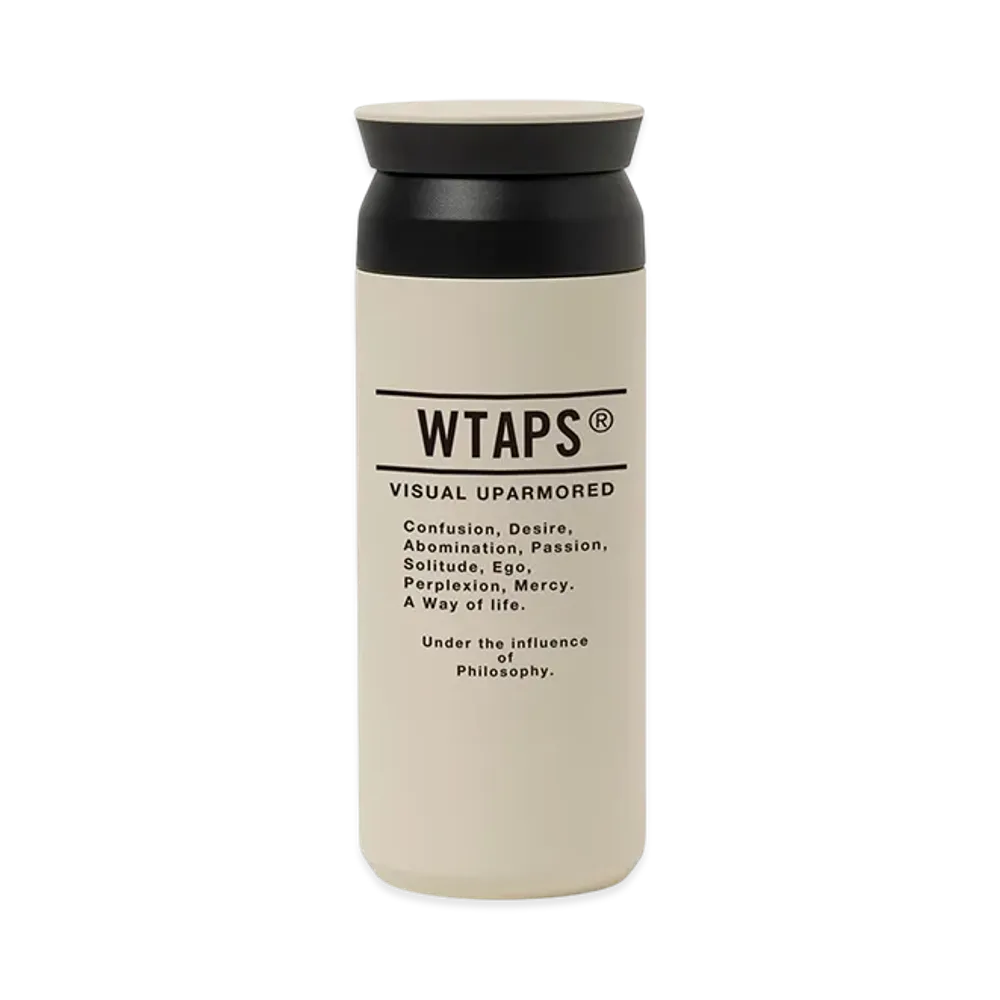 WTAPS H2O 500ml / Bottle / Steel. KINTO "White"